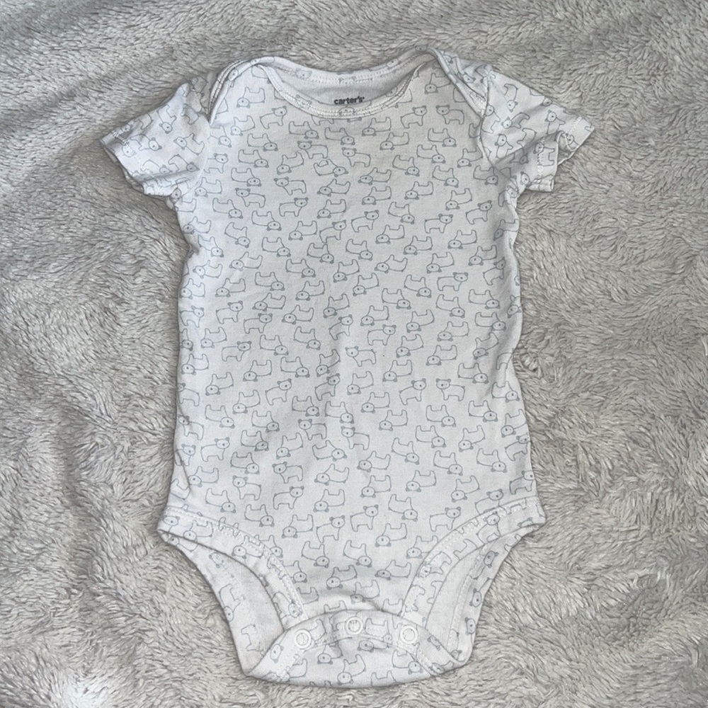 (3 for $10) carters bear bodysuit